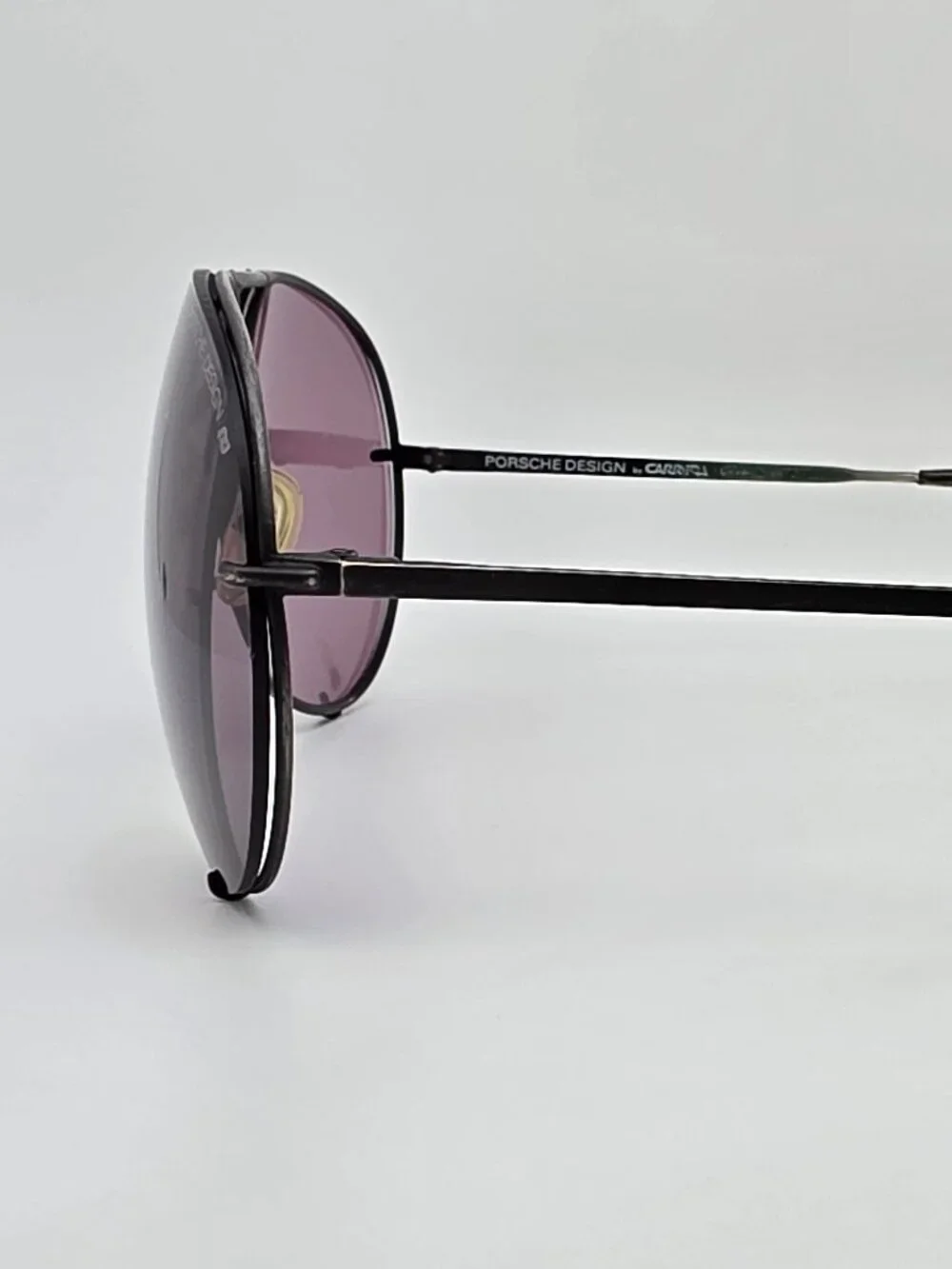 Porsche Design Carrera 5621 96 Black Frame Grey Lens Aviator Sunglasses Austria